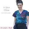 V-Shirt Chloe / Shirt mit Rüsche und V-Ausschnitt 34-50 thumbnail number 1