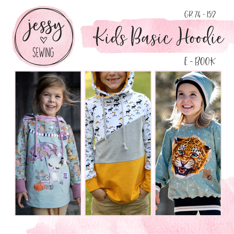 *Kids Basic Hoodie* Longhoodie Hoodie Teilungen image number 1