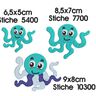 Stickdatei Unterwasserwelt SET 10x10cm Rahmen thumbnail number 6