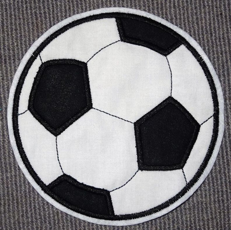 Stickdatei - Fußball für Stoffapplikationen Fussball image number 2