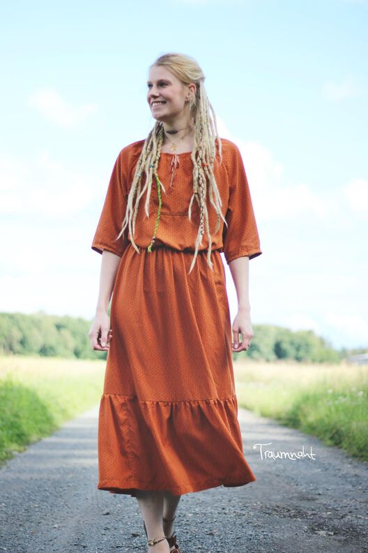 Raglan-Bluse/Kleid "Boholicious" Gr.32-46 SM&Nähanleitung image number 6