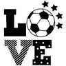 Soccer Love Plotterdatei DXF SVG thumbnail number 1