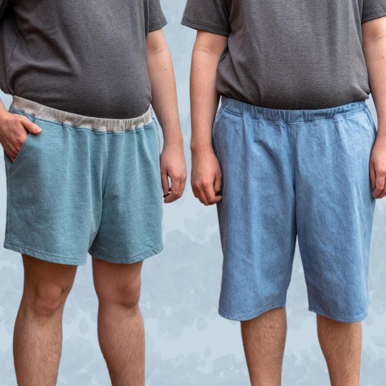 Luca Men – Herren-Shorts mit Gummizug, Gr. 44-60, A4+A0 image number 1