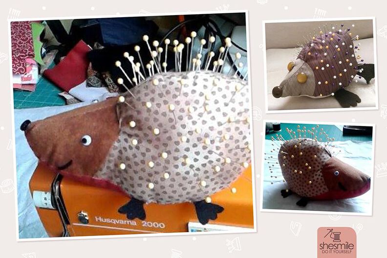 Nadelkissen Igel "Igelix" (Nähanleitung und Schnittmuster) image number 2