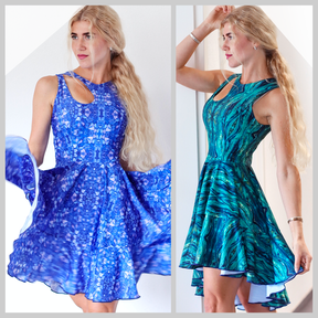 Kleid #Amelie Nähanleitung und Schnittmuster (XXS-XL)