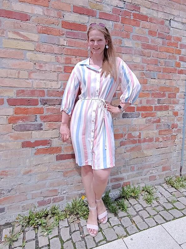 CARO- Hemdbluse oder Kleid PDF-A4, A0 und BEAMER image number 8