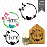 Plotterdatei Home Blumenkranz Kranz thumbnail number 1