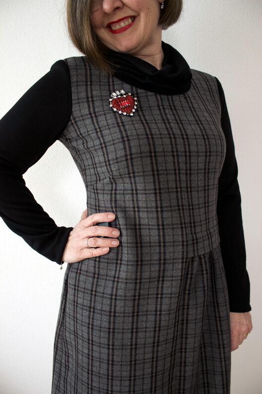 Kleid PETITE NETA Gr. 34-50 PDF-Schnitt A4, A0, Anleitung image number 10