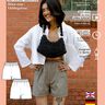 Leinen Bluse & Shorts Schnittmuster Gr. XS-XXXL Set thumbnail number 6