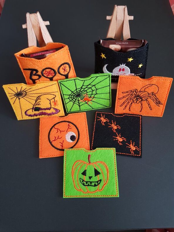 Stickdatei Halloween ITH kleine Schokohülle SET image number 7