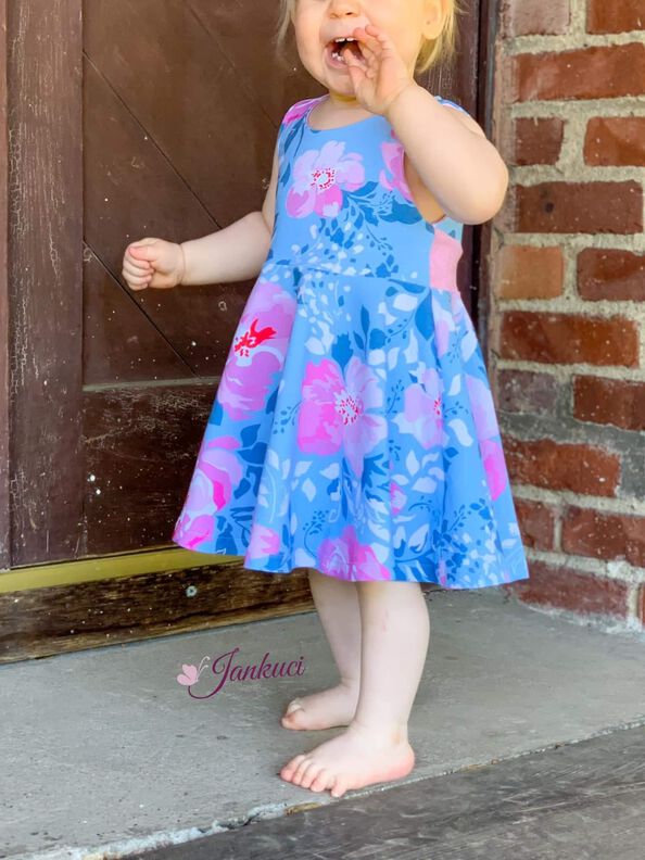 E-Book Drehkleid Rückenfrei Größen 68 - 98 image number 8