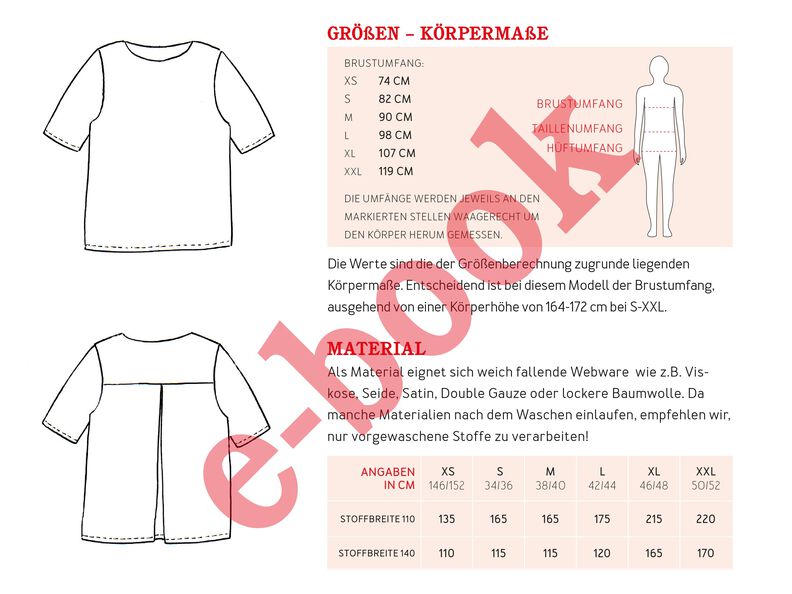 FRAU YOKO - kurze Bluse mit Kellerfalte XS-XXL image number 9