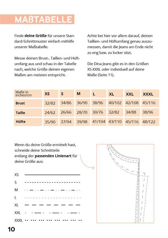 Schnittmuster nach Maß für eine Jeans Hose image number 8