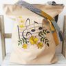 Stickdatei Musik Noten mit Hibiskus  SET thumbnail number 1