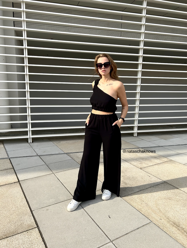 Fließende Culotte Hose mit weiten Beinen PDF Schnittmuster image number 6