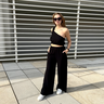 Fließende Culotte Hose mit weiten Beinen PDF Schnittmuster thumbnail number 6