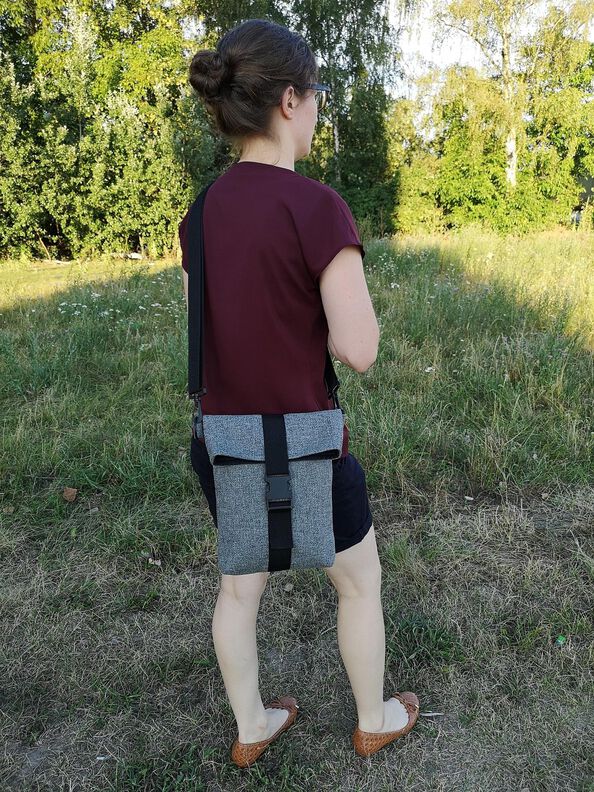 Rolltop Handtasche Paulchen, Nähanleitung & Schnittmuster image number 3