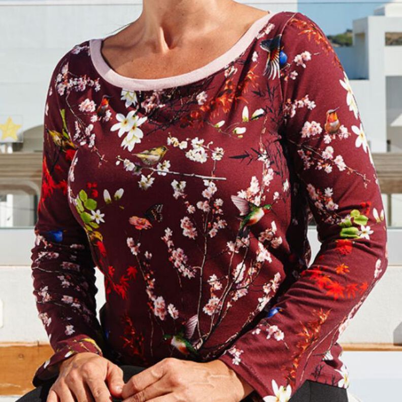 Shirt "Rose", Schnittmuster und Nähanleitung Gr. 158-46 image number 1
