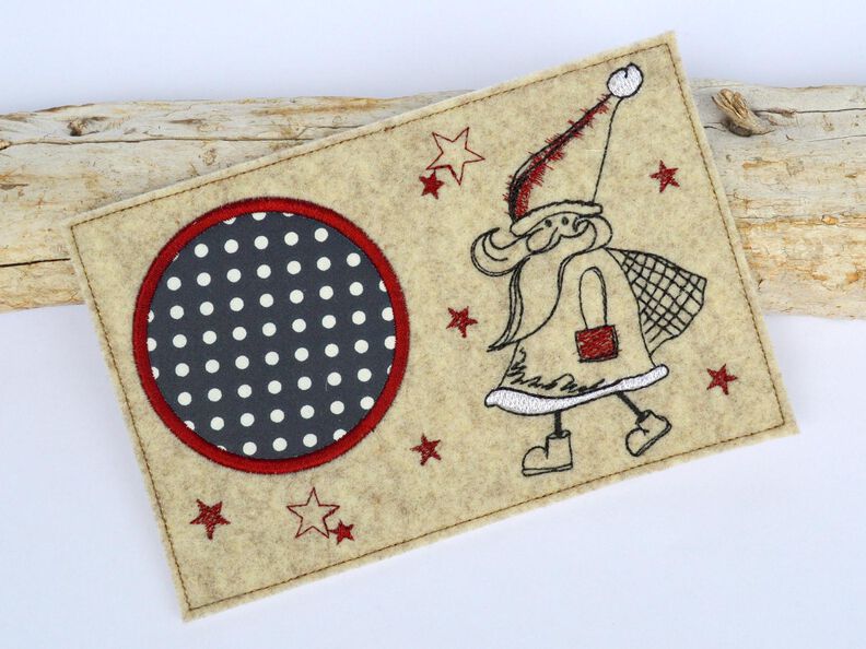  Stickdatei Mugrug Nikolaus 13x18cm und 13x20cm image number 3