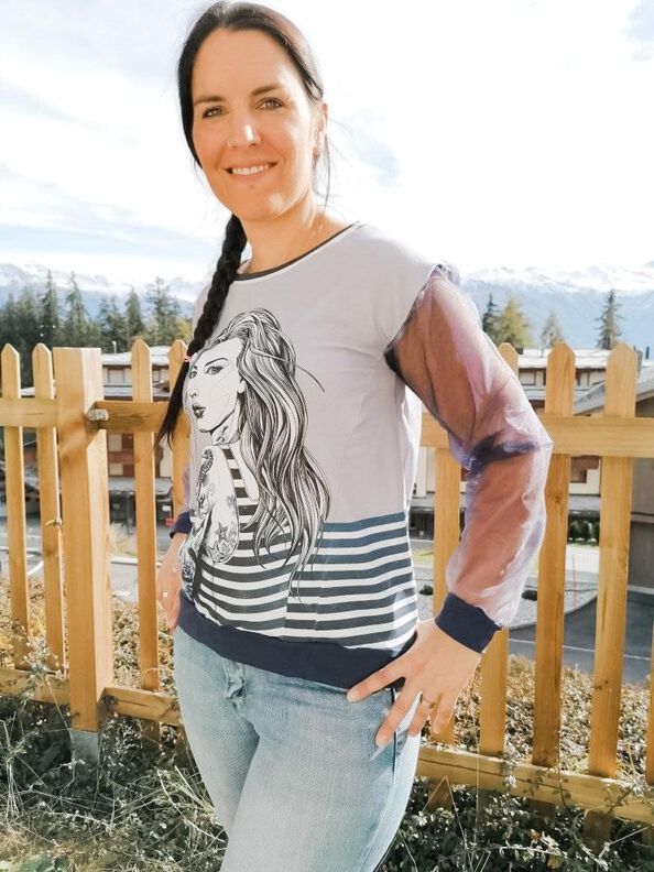 Oversized Pullover "Fungo" (Größen 34 - 48) image number 4