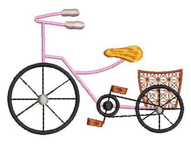 Stickdatei Fahrrad 3er SET 10x10cm image number 6