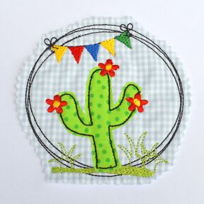 Stickdatei DOODLE Kaktus 2er SET 16x26cm