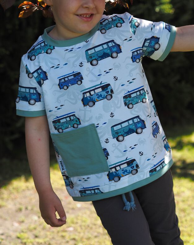 Schnittmuster Shirt Noah inkl. Beamerdatei image number 5