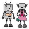 Roboter Robert & Roberta Applikationsvorlage PDF thumbnail number 1
