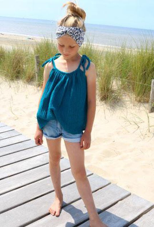 "Ibiza Top & Dress Girls" / Musselin-Kleid Schnittmuster image number 7