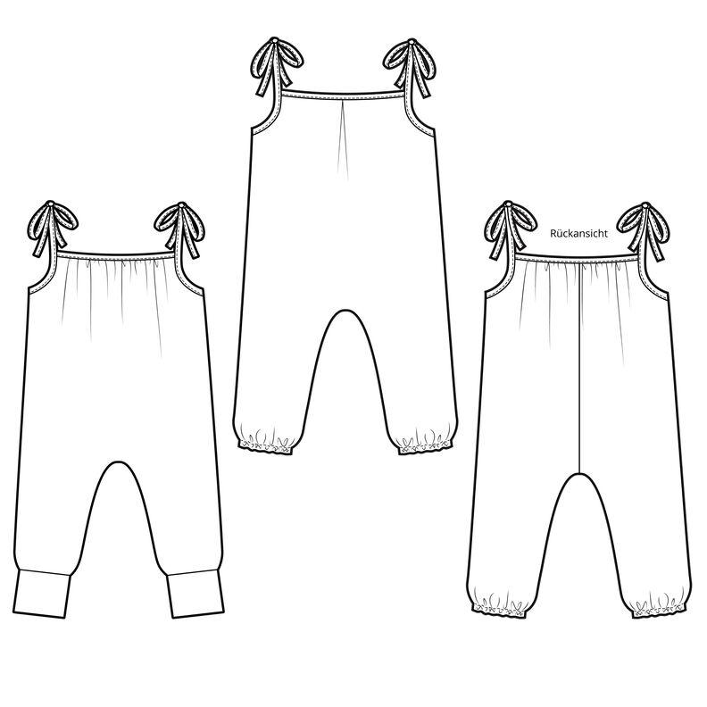 Baby Jumpsuit Latzhose Strampler MOYO ♥Gr. 56-98 image number 8