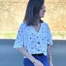 Oversized Bluse mit Reverskragen Größe 34-50 thumbnail number 9