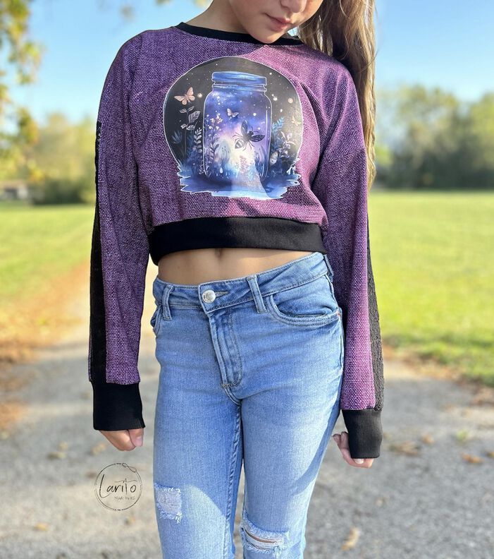 lovely oversized hoodie 50-164 KOMBI-eBook Pullover  image number 7