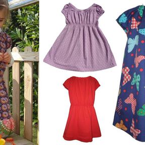 Kleid "Maya", Schnittmuster und N&auml;hanleitung Gr. 62-104