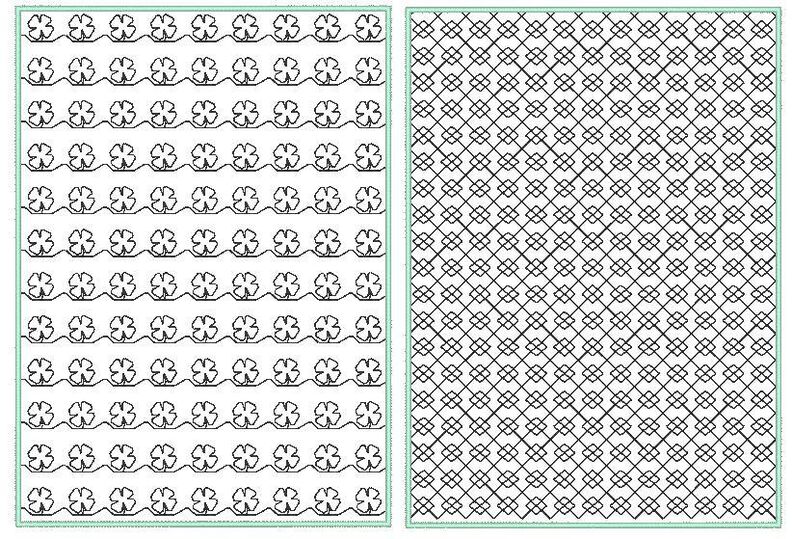 voll flächige Stickdatei zum Stoff besticken 13x18cm image number 5