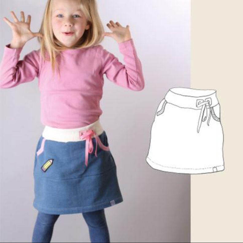 "Cozy-Skirt" Sweat-Rock / Schnittmuster und Nähanleitung image number 1
