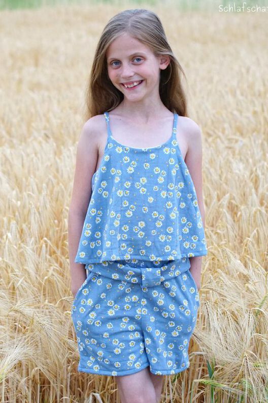 Sonnengold: Jumpsuit / Kleid für Kinder in den Gr. 74 – 164 image number 5
