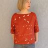 FRAU AIKO kurze Bluse mit Taschen & 3/4-Ärmeln - XXS-L thumbnail number 2