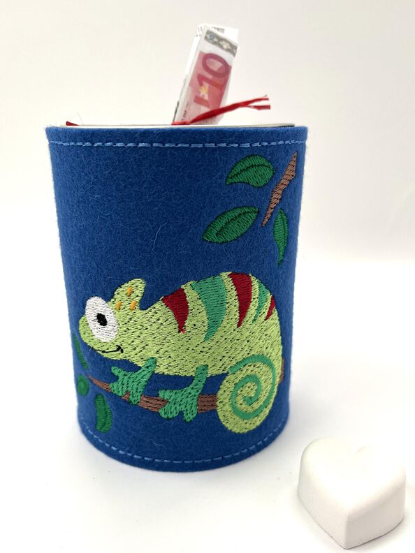 Stickdatei Chamaeleon Vollstick image number 6