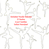 Stickdatei Tänzerin Ballerina Doodle Ballett  thumbnail number 2