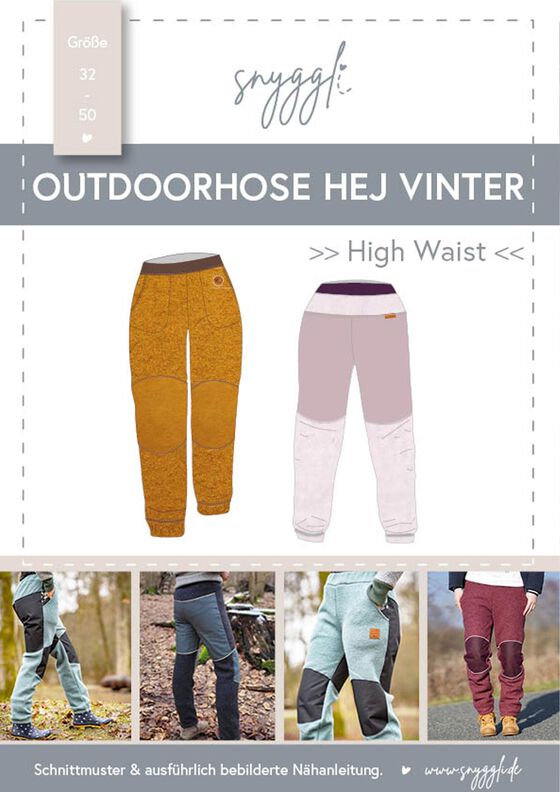 Outdoorhose Hej Vinter Gr. 32 – 50 High Waist inkl. A0 Walk image number 10