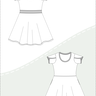 „Isa“ – Jerseykleid mit glockigem Rock, BU 80-116, A4+A0 thumbnail number 5