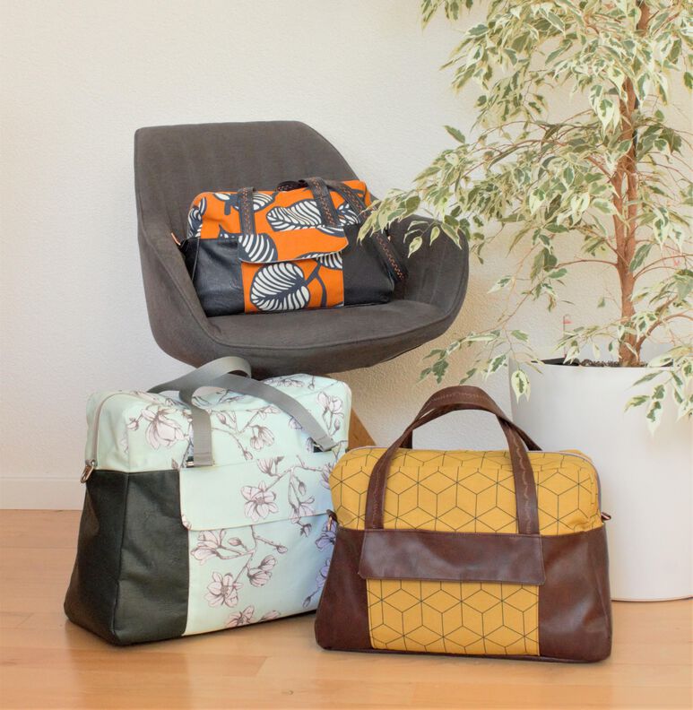 Kombi-eBook VERMONT15 Handtasche & Weekender Nähanleitung image number 2