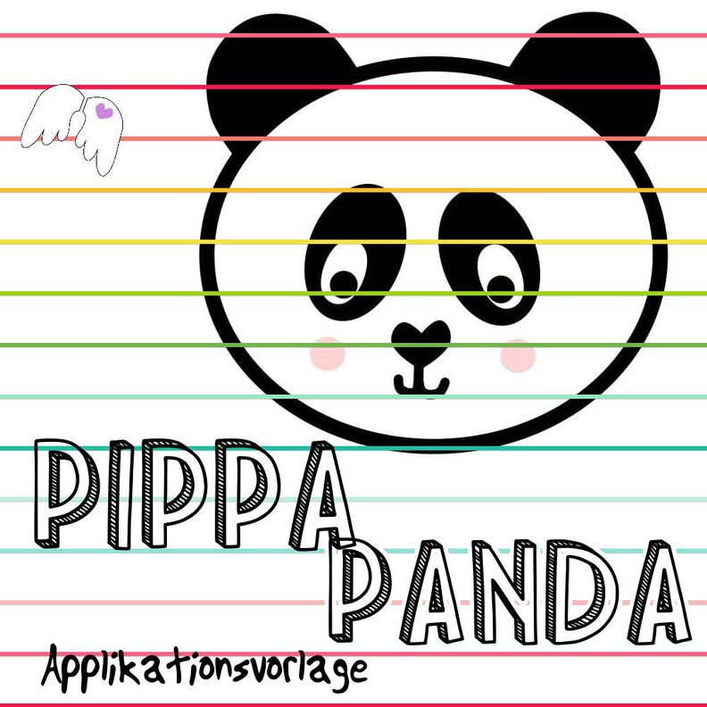 Applikationsvorlage Pippa Panda image number 1