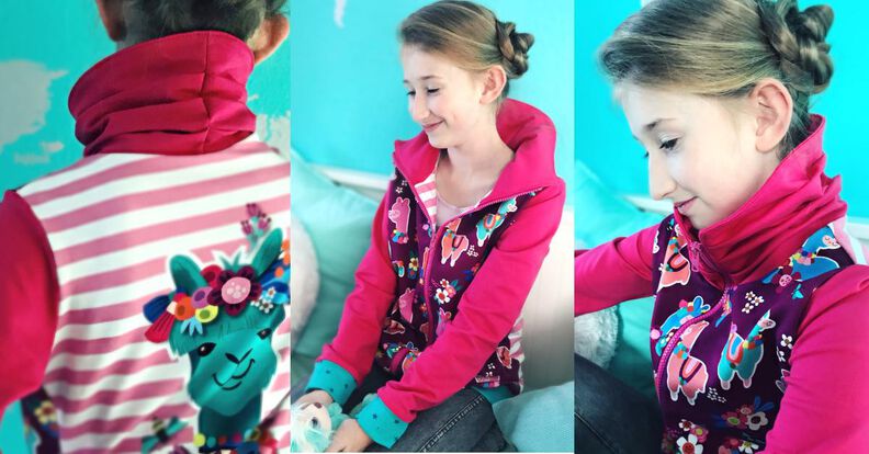 Cesana: coole Sweatjacke mit Falten Kragen: ebook 92-158 image number 5