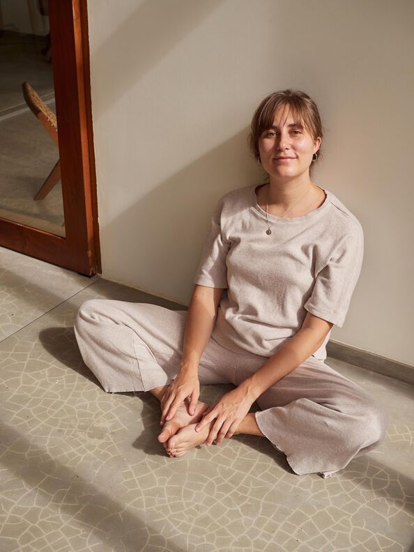 Clay Culotte / Jersey Hose / Yoga Hose image number 5