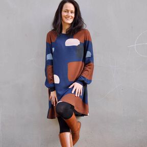 Kleid A-Linie (34–56) FEMEA Damen Bluse Schnittmuster