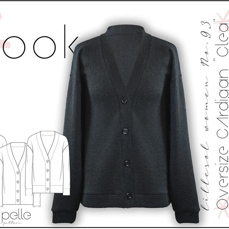 Ebook lillesol women Oversize Cardigan "Clea" image number 1