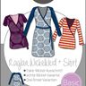 Ebook/Nähanleitung Basic Raglan Wickelkleid/-Shirt Damen Gr. 32-48 thumbnail number 1