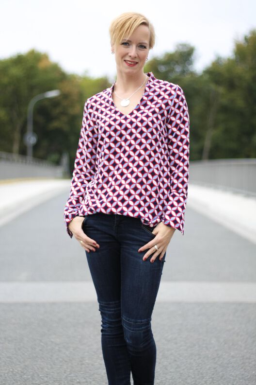 Ebook / Schnittmuster lillesol women No.38 Flora-Bluse image number 3