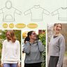 Macadamia Oversize Sweater + Hoodie für Damen Gr. 32-60 thumbnail number 1